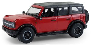 GREEN68070-C - FORD Bronco 2024, rot, aus der Serie SHOWROOM FLOOR, in Blisterverpackung