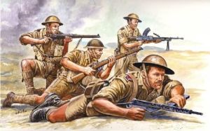ITA6077 - Zu bemalende britische 8. Armee aus dem 2. Weltkrieg