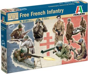 ITA6189 - Freie französische Infanterie zum Bemalen