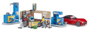 BRU62111 - Tank- und Waschstation mit Figuren und Zubehör