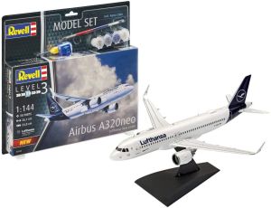 REV63942 - Modellbausatz Airbus A320 neo Lufthansa mit Lackierung zum Zusammenbauen