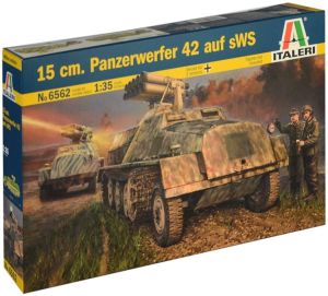 ITA6562 - Fahrzeug 15cm. Panzerwerfer 42 auf sWS zum zusammenbauen und lackieren