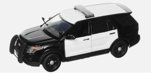 MMX76988NOIR - FORD Police Interceptor Utility 2022 Schwarz und Weiß