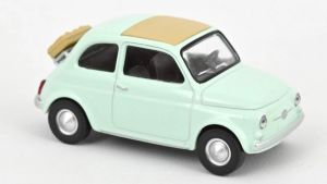 NOREV771206 - FIAT 500 F 1965 Pastellblau - Düsenauto