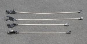 YCC783C-4 - Pfeil-Metallkabel für LG 1550 Schwarz RAL9005