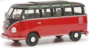 SCH7857 - VOLKSWAGEN T1b Samba Schwarz und rot