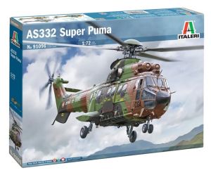 ITA91096 - AS332 Super Puma Hubschrauber (Montage und Bemalung erforderlich)