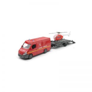NEW19915B - Feuerwehrauto und Hubschrauber-Set