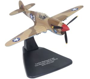 OXFAC127 - CURTISS P40-F WARHAWK X43 Militärflugzeug – MISS MEMPHIS – Nordafrika