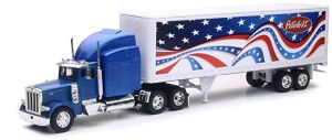 NEW12333 - PETERBILT 379 6x4 mit Anhänger 2 Achsen