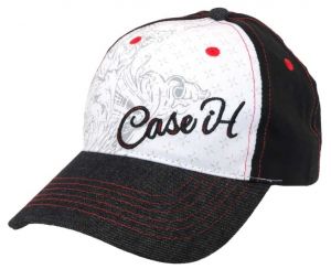 CAS253849 - CASE IH Cap für Damen Schwarz und Weiß