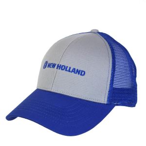 CASNH5001 - Graue und blaue Mesh-Cap von NEW HOLLAND
