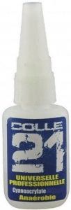 COLLE2110G - Tube mit 10 g Cyano-Acrilat-Anaerob-Druckleim