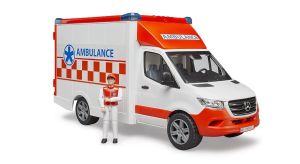BRU2676 - Ambulanzfahrzeug Mercedes Benz Sprinter, mit Fahrer