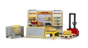 BRU62251 - DHL Depot-Shop mit Paletten- und Paketzieher