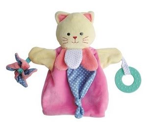 DC3005CHAT - Rosa Katzenpuppe 30 cm