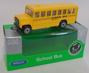 WEL52033W - Gelber amerikanischer Schulbus