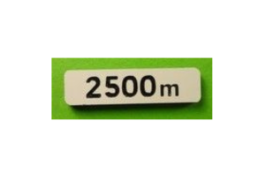 MCD-033 - Beschilderungstafel auf 2500 m – als Bausatz