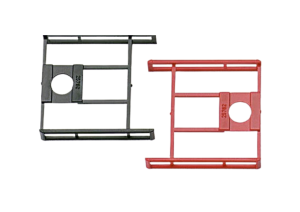 HER051200 - 6 Schutzvorrichtungen (rot und schwarz) für Siloanhänger 52m3