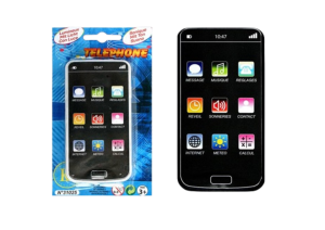 LPB31025 - Kunststoff-Smartphone mit Ton und Licht - 19 cm - Zufälliges Modell
