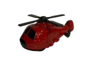 NEW01277D - Reibung Roter Hubschrauber