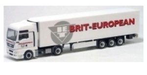 HER280384 - MAN TGA mit BRIT EUROPEAN Planenauflieger