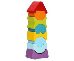 ASM12718 - CUBIKA - Chamboul'tour 8 Teile Holzspielzeug.