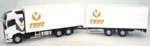 ELI116683 - VOLVO FH4 500 6x2 6x2 Starrkastenwagen + 2-achsiger Anhänger