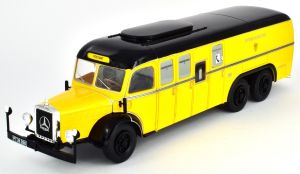 G1255068 - Deutscher Postbus MERCEDES BENZ O 10000 Diesel 1938 gelb Österreichische Post