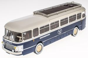 G1255071 - Marokkanischer Linienbus SAVIEM Chausson SC1 1960 blaue und weiße Linie Casablanca-Marrakesch