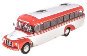 G1255072 - Schwedischer Linienbus VOLVO B375 1957 weiß und orange