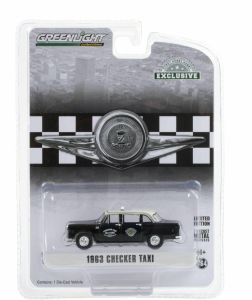 GREEN30207 - CHECKER MOTORS MARATHON A11 1963 Taxi schwarz Dach weiß