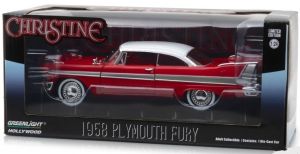 GREEN84071 - PLYMOUTH Fury 1958 rot weißes Dach aus dem Film Christine 1983