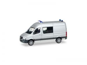 HER012959 - Bausatz MERCEDES Sprinter Polizei grau zum Zusammenbauen