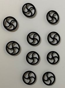 IP34 - 10 x Front Cup Discs (18 mm) – Miniatur