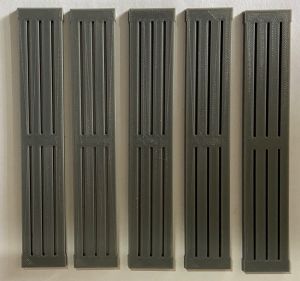 IP41 - 5 Gitterroste 12 cm