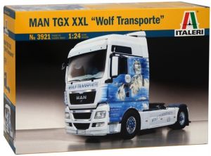 ITA3921 - MAN TGX XXL Wolf Transporte 4x2 Show-Truck im Maßstab 1:1 zum Zusammenbauen und Bemalen