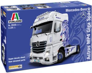 ITA3935 - MERCEDES Actros MP4 Giga Space 4x2 zum Zusammenbauen und Lackieren