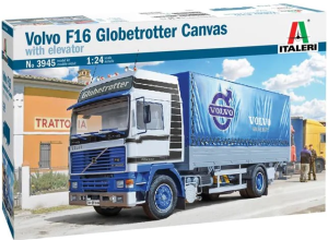 ITA3945 - VOLVO F16 Globetrotter Ladeluftkühler-Trägerplane 4x2 Modell zum Zusammenbauen und Lackieren
