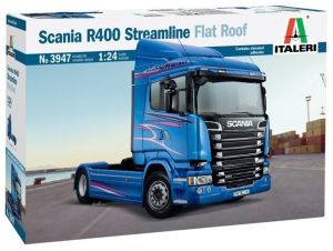 ITA3947 - SCANIA R400 Streamline Flat Roof 4x2 Modell zum Zusammenbauen und Lackieren
