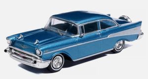 IXO-IA64021 - CHEVROLET Bel-Air Limousine 1957 Blau im Blister