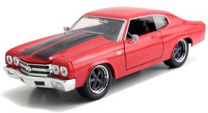 JAD97193 - CHEVROLET Chevelle SS 396 1970 rot schwarze Streifen von Dom's aus dem Film Fast And Furious 4
