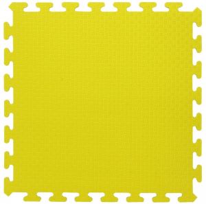 JAM460418 - 4 gelbe Puzzlematten - 50 x 50 cm