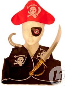 LPE50032 - Hut und Accessoires Piraten-Kit