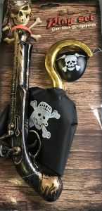 LPE50340 - Freibeuter-Piratenbausatz mit Haken; Gewehr und Zubehör