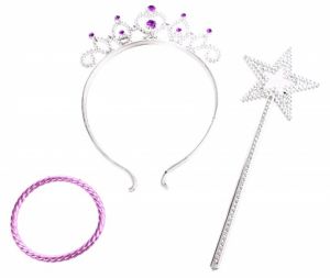 LPT12079 - Lot von 6 Kronen; 6 Armbändern und 6 Essstäbchen