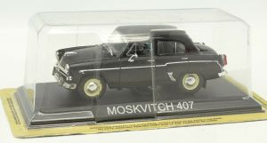 MAGLCMOS407 - MOSKVITCH 407 1958 schwarze 4-türige Limousine unter Blister verkauft