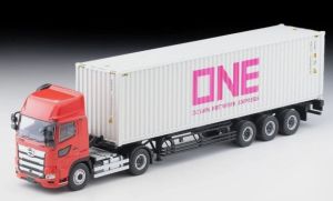 TOMLV-N292D - HINO Profia 4x2 mit Containerträger und 40-Fuß-Container ONE