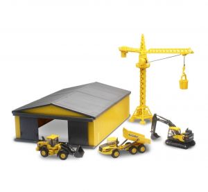 NEW32105 - Baustellenbox mit VOLVO-Maschinen