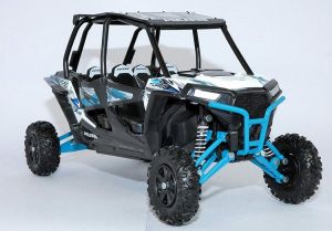 NEW57843B - POLARIS RZR XP 4 Turbo Blau und Weiß